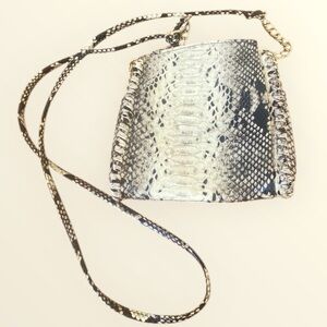 Snakeskin CrossBody Small Bag